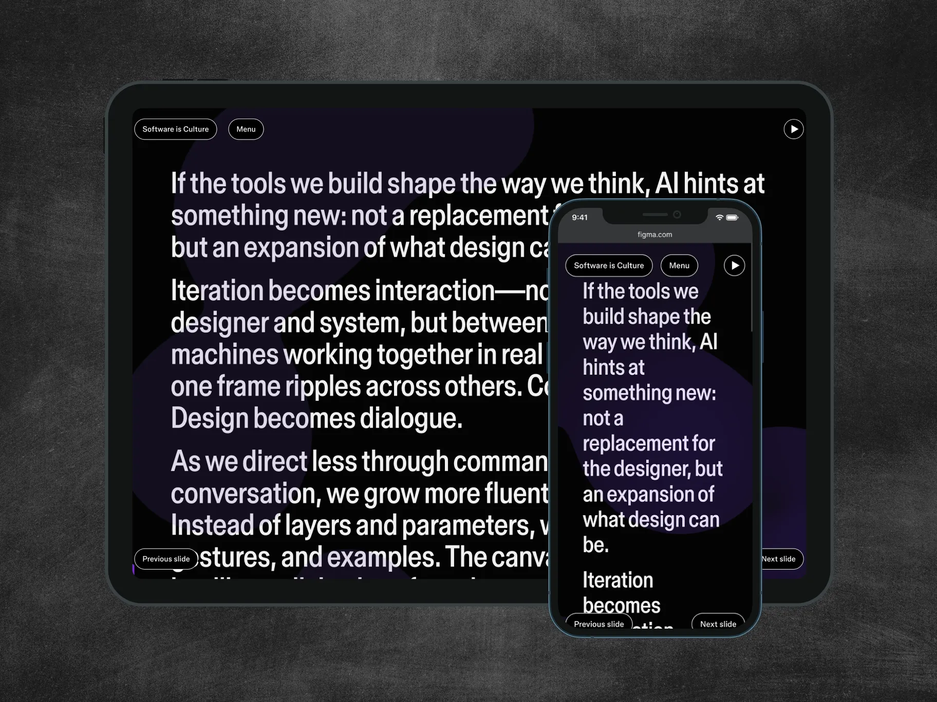 Figma Software is Culture Prototype