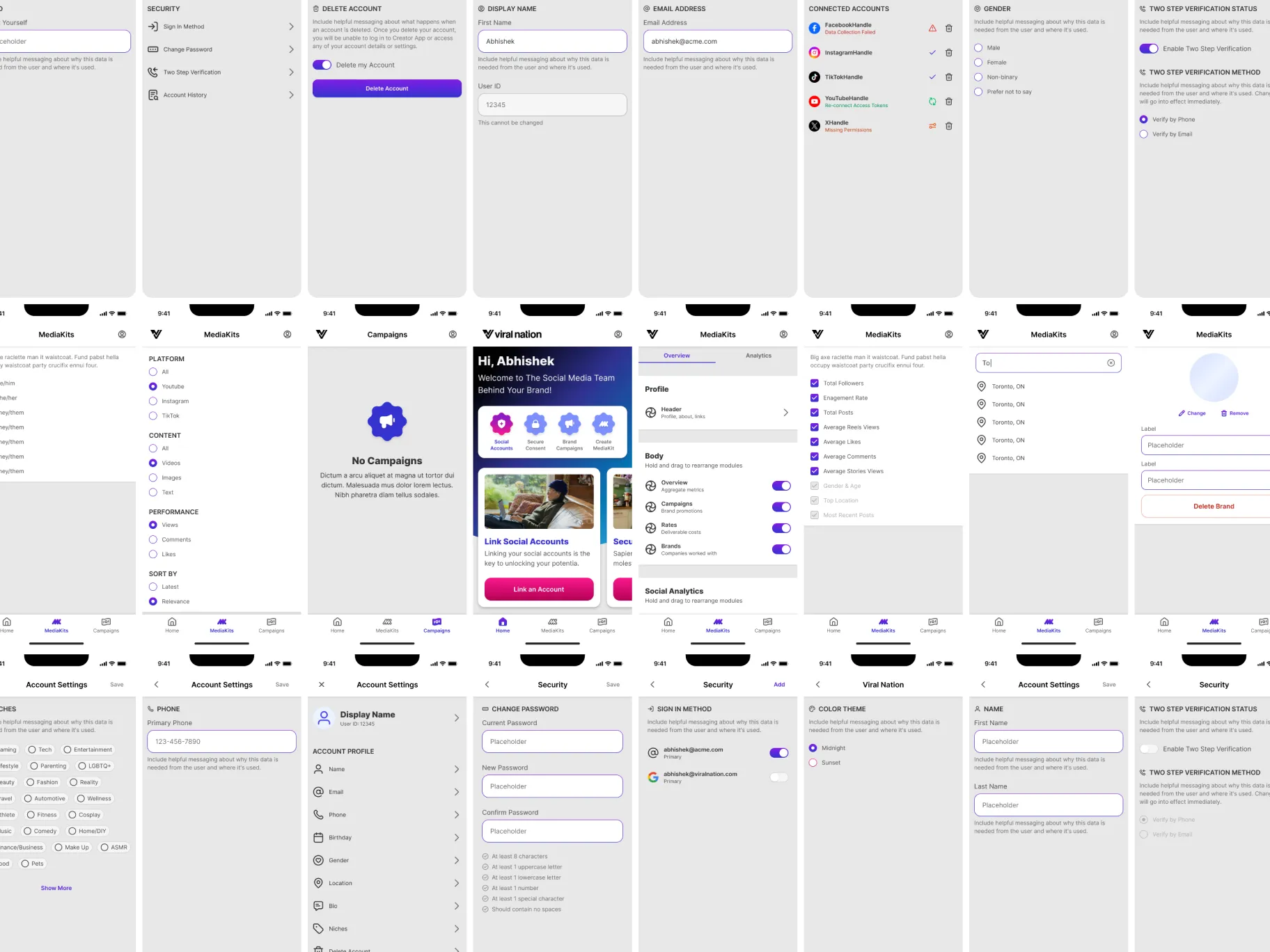 Viral Nation Screens