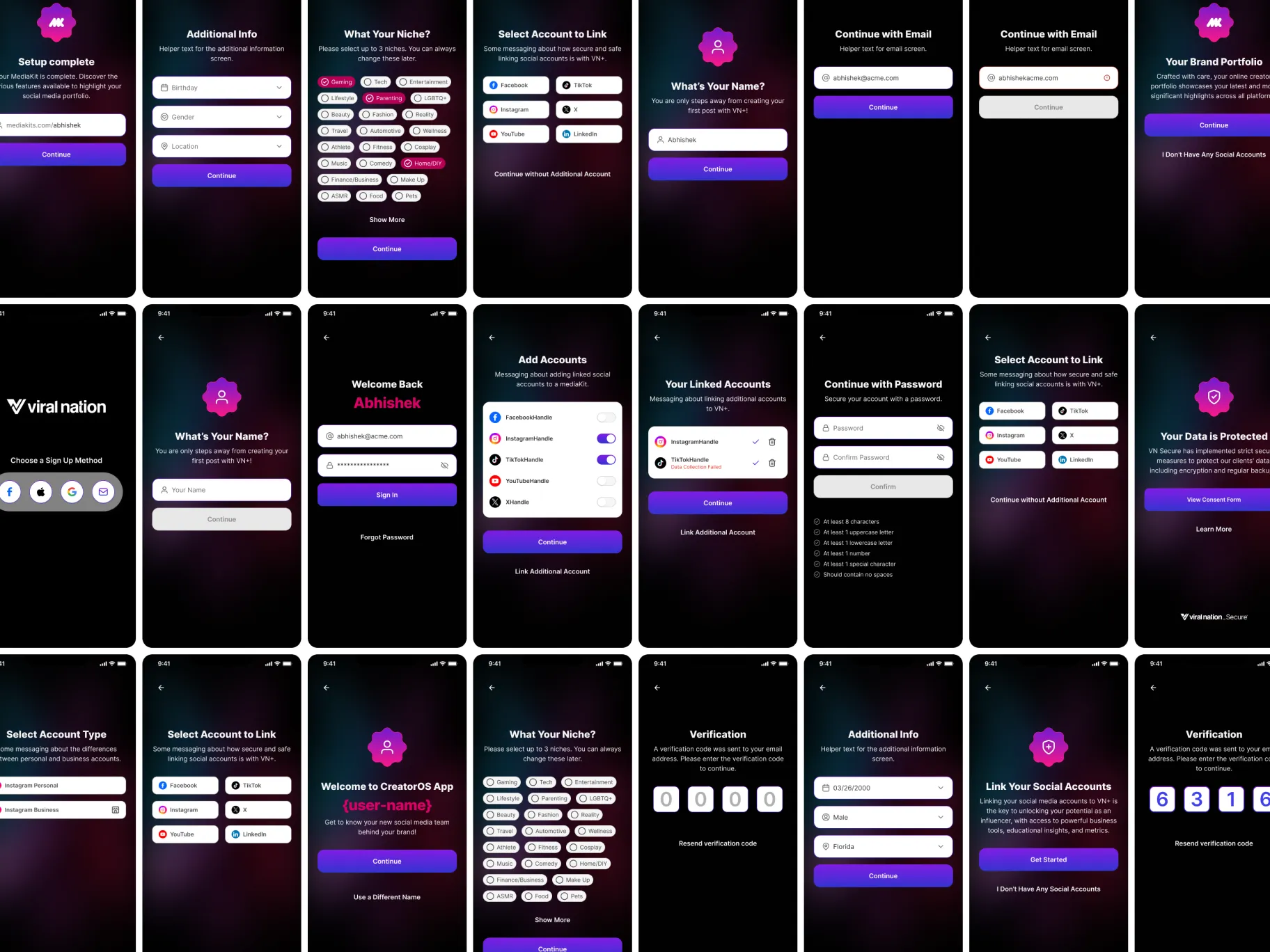 Viral Nation Screens
